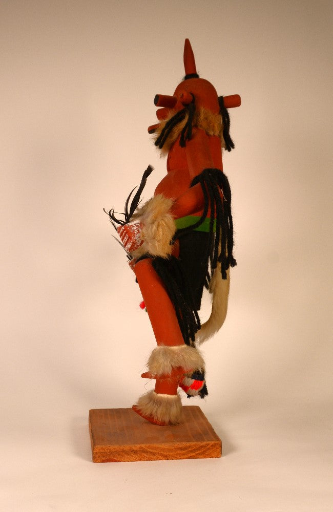 Large Hopi Pueblo Dancing Mudhead Kachina Doll By Charlie Read