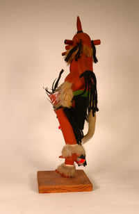 Large Hopi Pueblo Dancing Mudhead Kachina Doll By Charlie Read