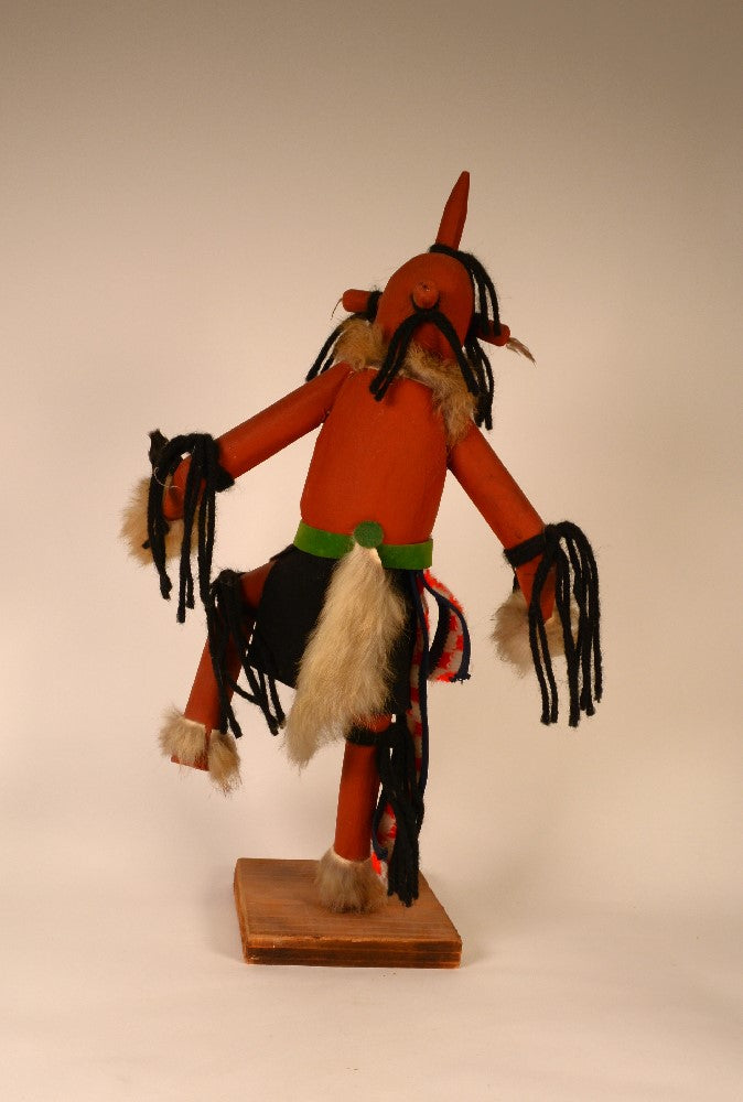 Large Hopi Pueblo Dancing Mudhead Kachina Doll By Charlie Read