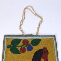 Plateau Nez Perce Beaded Horse Pictorial Flat bag