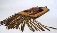 Plateau Beaded 3-Dimensional Horse Pictorial Beaded Leather