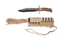 Plains Beaded Sheath with Knife