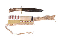 Plains Beaded Sheath with Knife