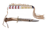 Plains Beaded Sheath with Knife