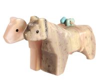Zuni Pueblo Double Horse Fetish By Quandelacy
