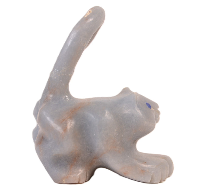 Zuni Pueblo Cat Fetish By Quandelacy - Broken and Glued Tail