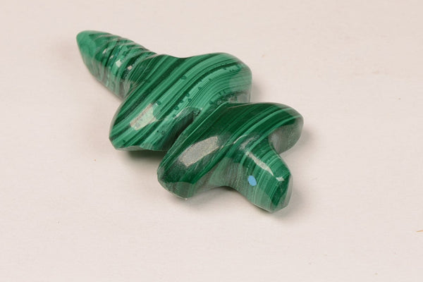 Zuni Dragonfly Fetish Malachite Carving