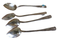 Navajo Sterling Silver Spoons By Fred Harvey Set of 4