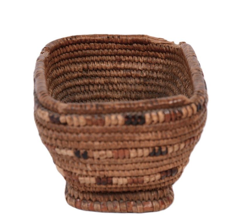 Thompson River Salish Rectangular Basket