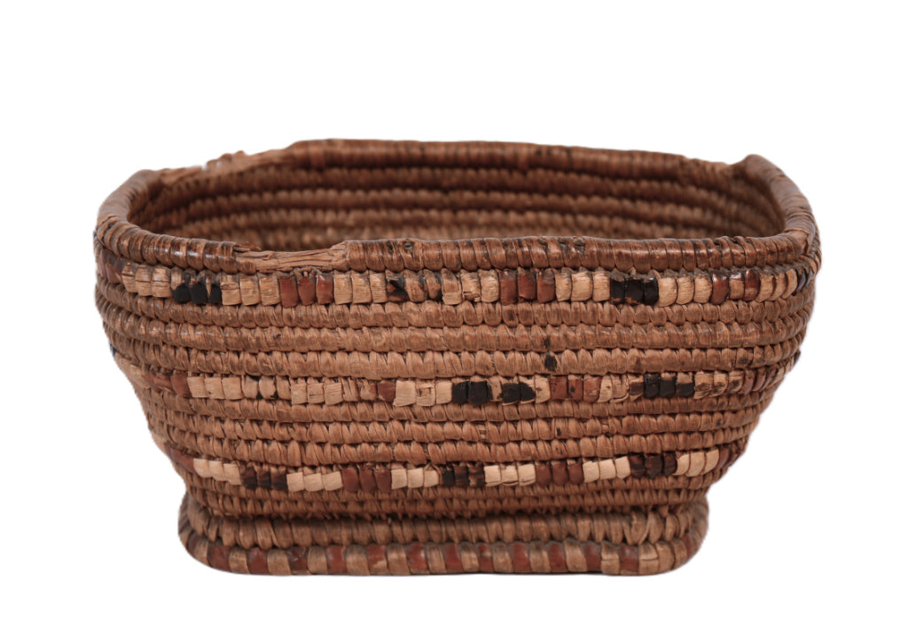 Thompson River Salish Rectangular Basket