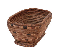 Thompson River Salish Rectangular Basket