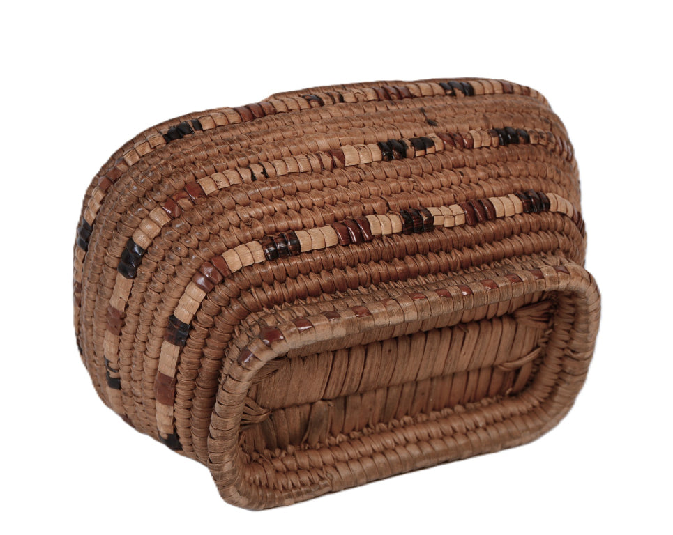 Thompson River Salish Rectangular Basket