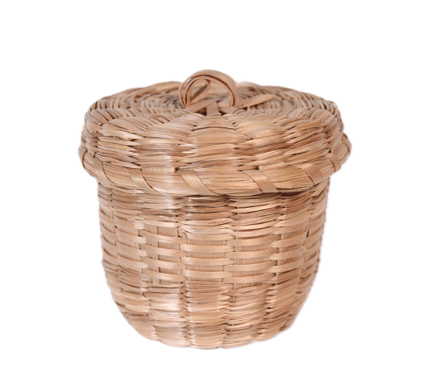 Cherokee Small Lidded Basket