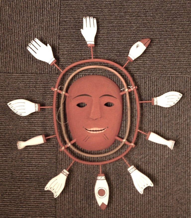 Eskimo Mask By Larry Float Sr