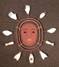 Eskimo Mask By Larry Float Sr