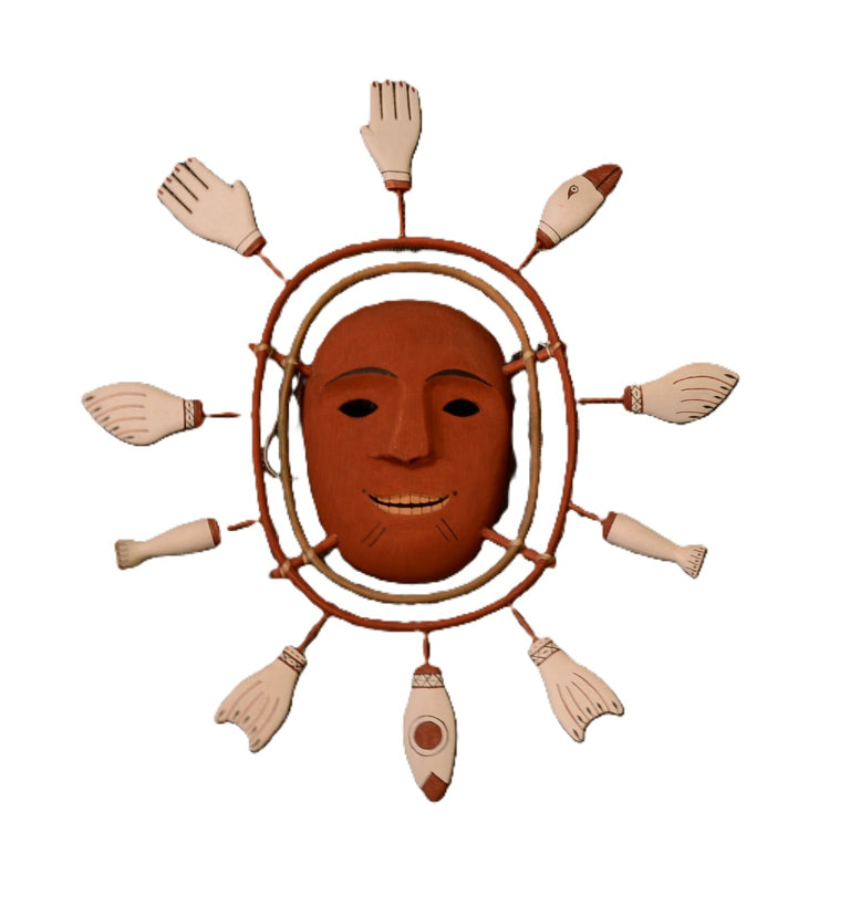 Yup'I k Eskimo Spirit  Mask  by Larry Float Sr