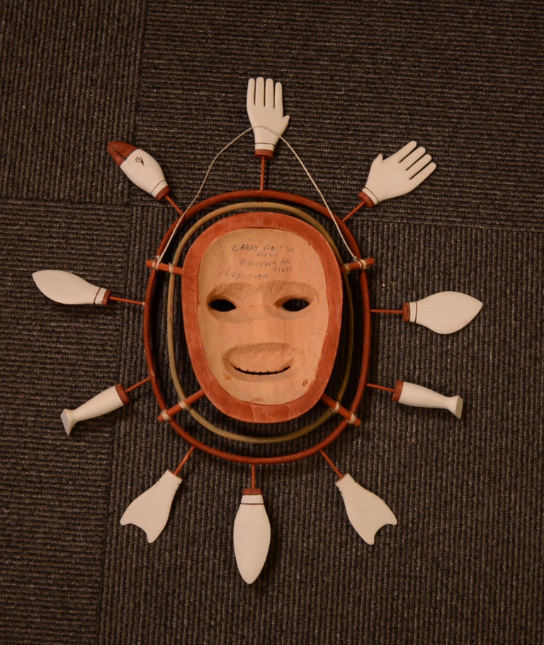 Yup'I k Eskimo Spirit  Mask  by Larry Float Sr