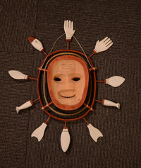 Yup'I k Eskimo Spirit  Mask  by Larry Float Sr