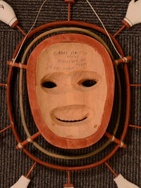 Yup'I k Eskimo Spirit  Mask  by Larry Float Sr