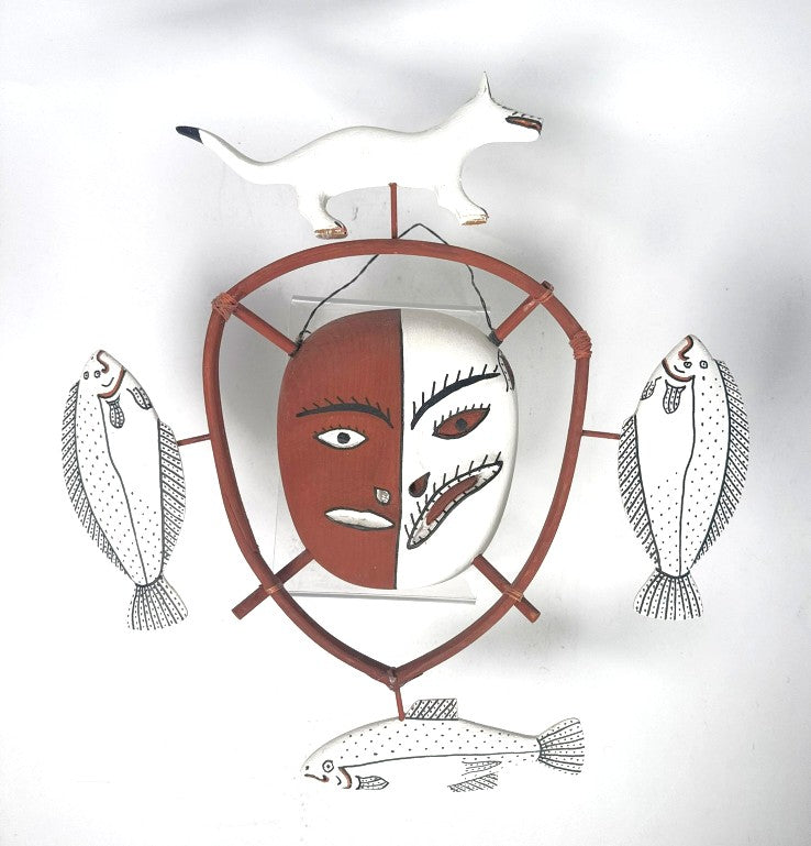 Inuit Spirit Mask By Peter L. Smith