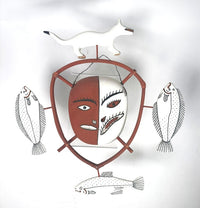 Inuit Spirit Mask By Peter L. Smith