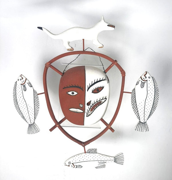 Inuit Spirit Mask By Peter L. Smith