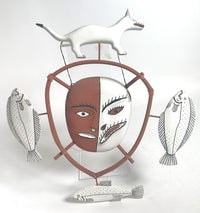 Inuit Spirit Mask By Peter L. Smith