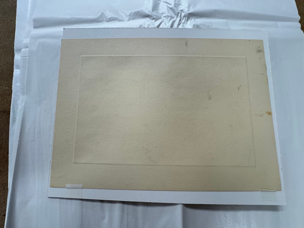 Vintage Pueblo Scene Collotype print