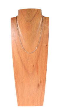Navajo Sterling Silver Chain Link Necklace