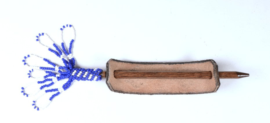 Navajo Leather Hair Barrett