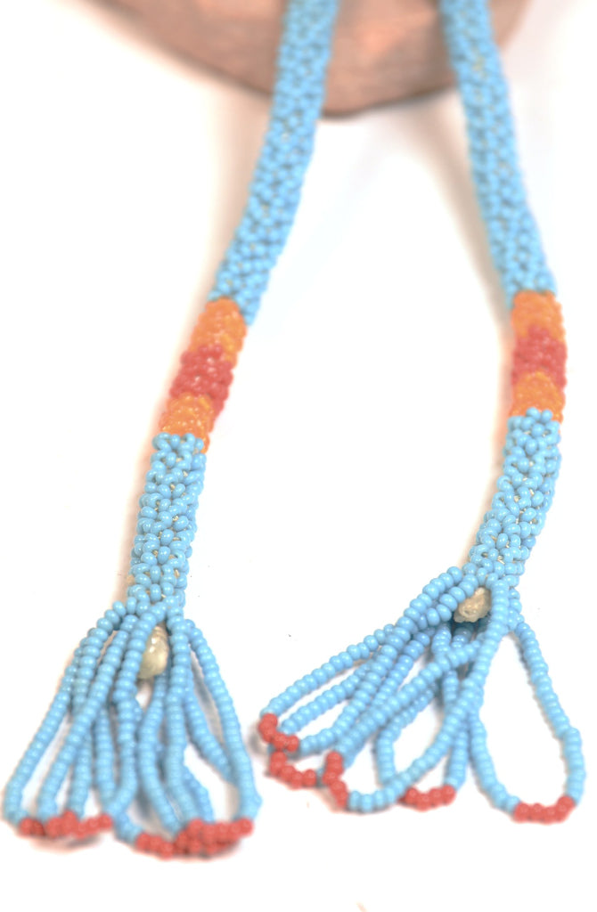 Shoshone Beaded Bolo Necklace