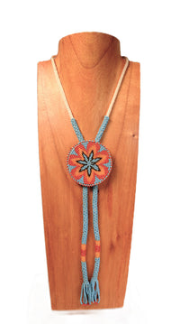 Shoshone Beaded Bolo Necklace