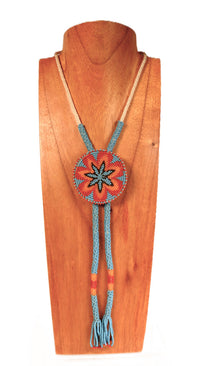 Shoshone Beaded Bolo Necklace