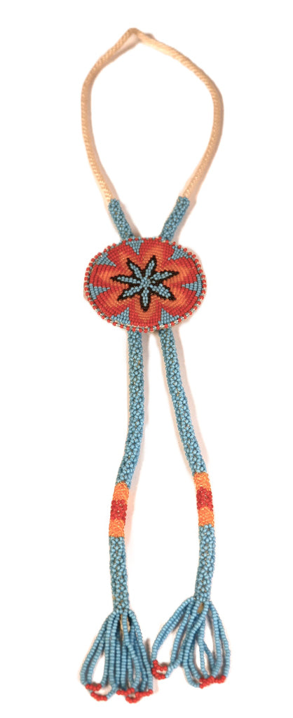 Shoshone Beaded Bolo Necklace