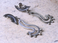 Vintage Mexican Silver Screwback Earrings