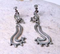 Vintage Mexican Silver Screwback Earrings