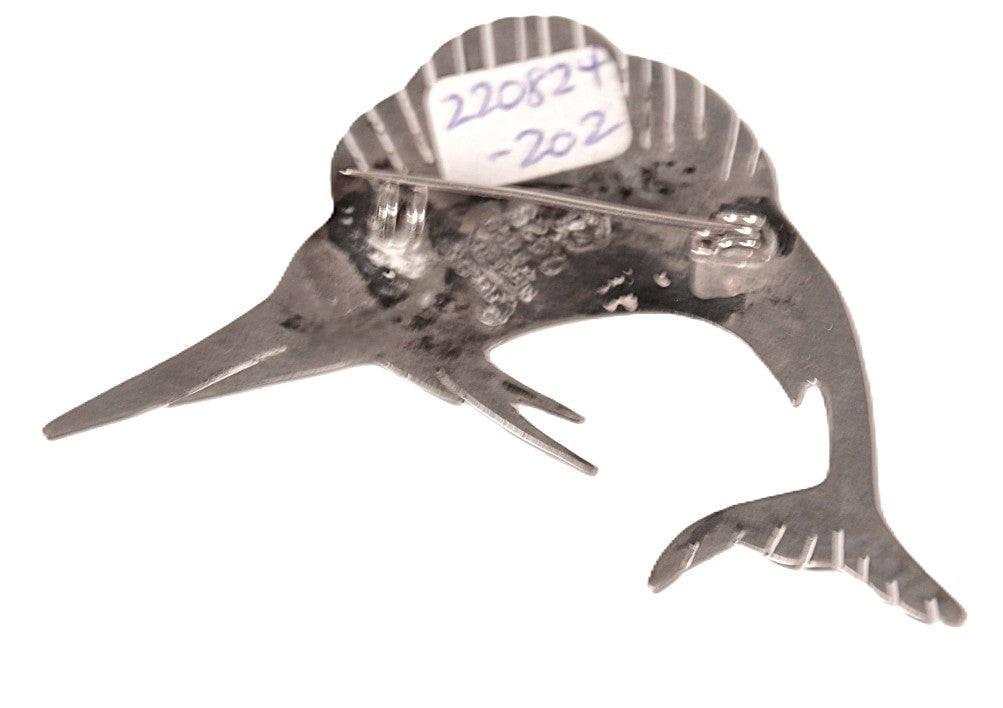 Mexico Sterling Silver Sailfish Pin