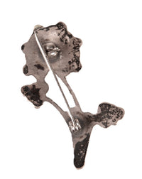 Navajo Sterling Silver Flower Pin