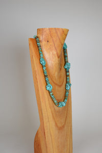 Navajo Turquoise Nugget Necklace