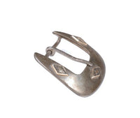 Western Sterling Silver and Brass Overlays Buckle