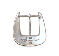 Western Sterling Silver and Brass Overlays Buckle