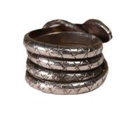 Navajo Sterling Silver Snake Ring Size 12