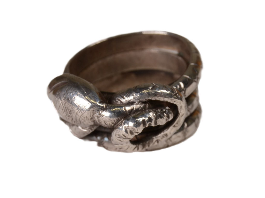 Navajo Sterling Silver Snake Ring Size 12