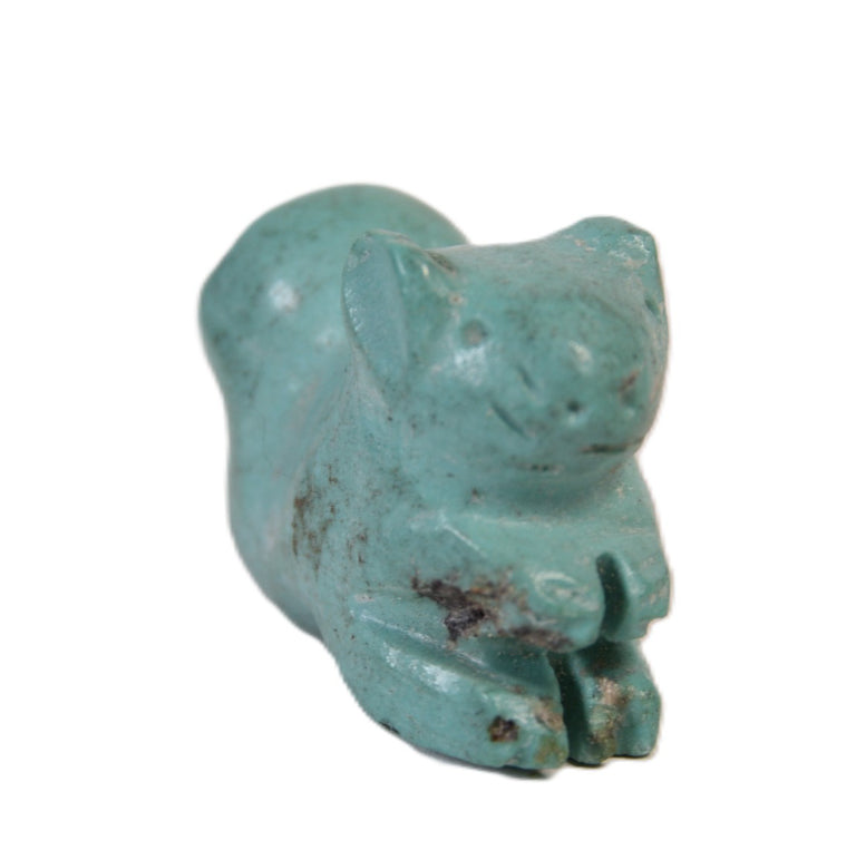 Zuni Pueblo Squirrel Turquoise Fetish