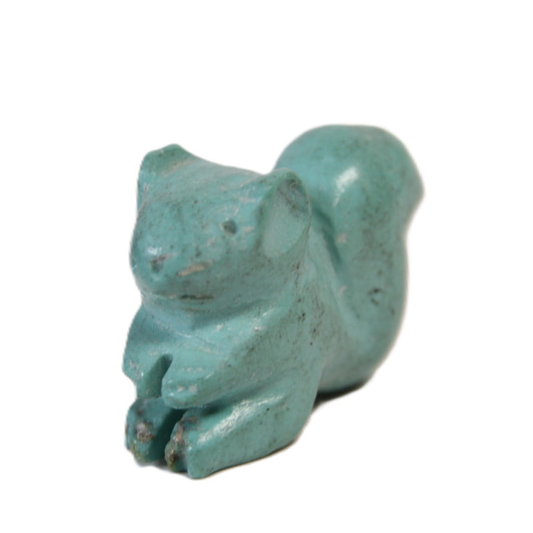 Zuni Pueblo Squirrel Turquoise Fetish