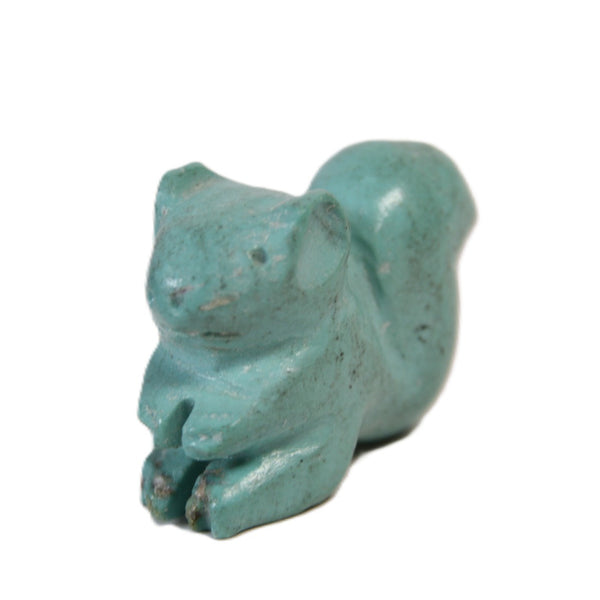 Zuni Pueblo Squirrel Turquoise Fetish