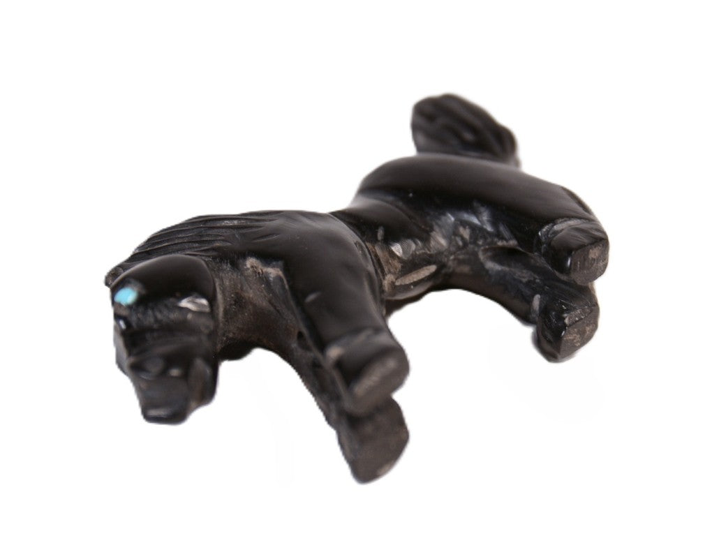 Zuni Pueblo Black Horse Fetish