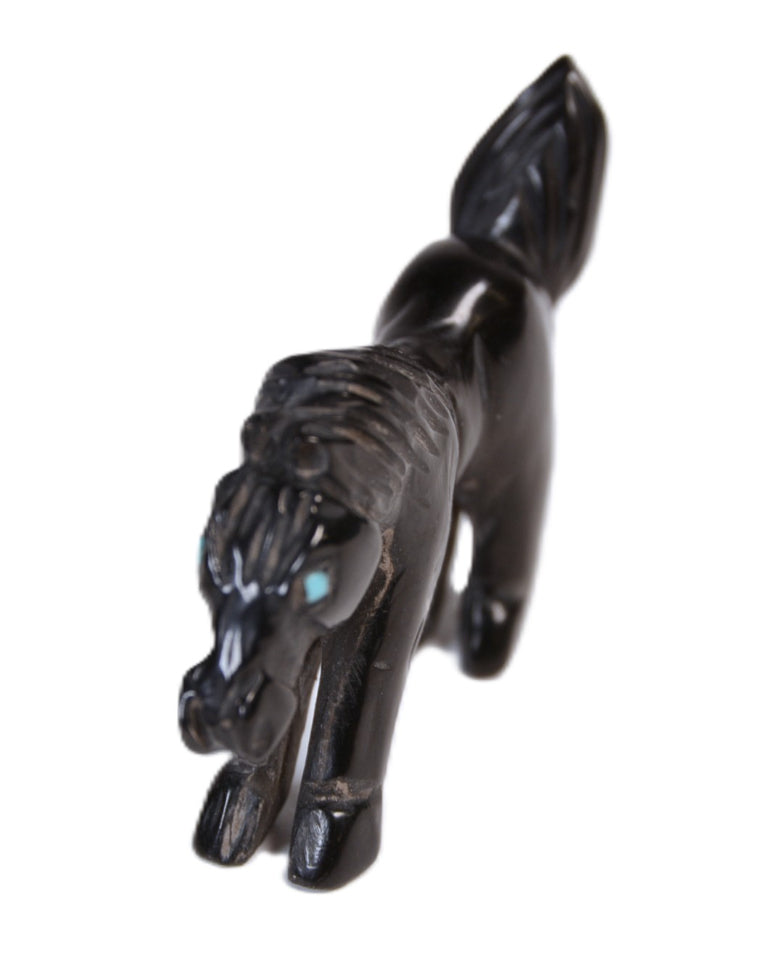 Zuni Pueblo Black Horse Fetish