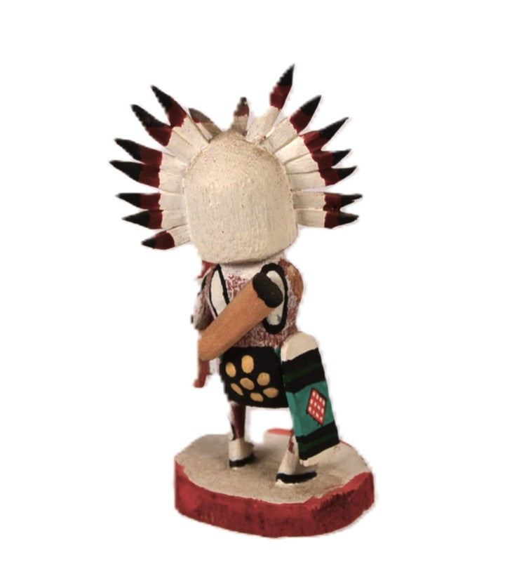 Hopi Pueblo Miniature Great Horned Owl Kachina By Gordon Crook