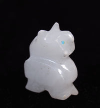 Zuni Pueblo White Cat Fetish